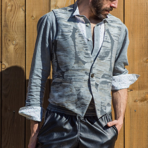 Gilet "DANDY GRIS"